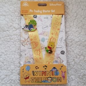 Disney Winnie the Pooh Pin Trading Starter Set - Yellow